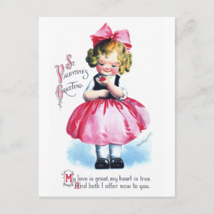 Ellen H. Clapsaddle: Girl with Heart Vykort