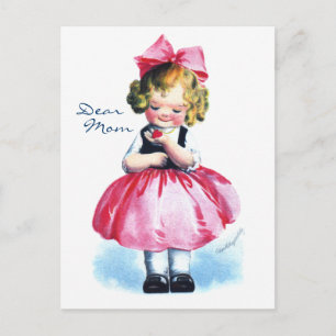 Ellen H. Clapsaddle: Girl with Heart Vykort