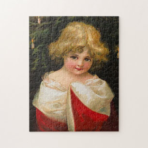 Ellen H. Clapsaddle - julflicka Pussel