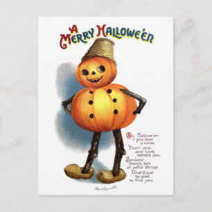 Ellen H. Clapsaddle: Pumpkin Boy Vykort
