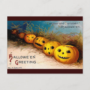 Ellen H. Clapsaddle: Pumpkin Row Vykort