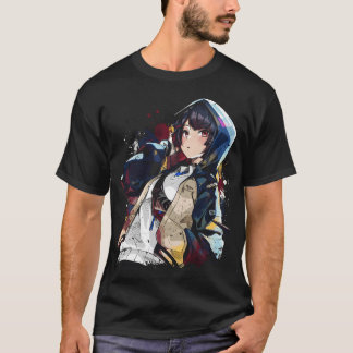 Ellen Joe ZZZ Hajsvans Sax Städerska Dräkt Konst T Shirt