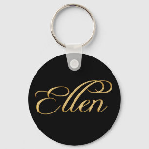 ELLEN Namn-Branded Gift Nyckel chain eller Zipper- Nyckelring