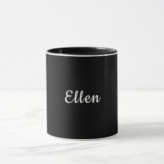 Ellen Namn typografi Personligt Present Mugg