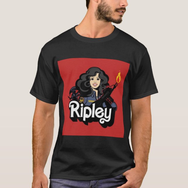 Ellen Ripley Utomjordingars T Shirt (Framsida)
