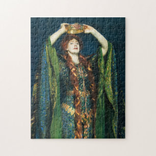 Ellen Terry som Dam Macbeth av John Singer Sargent Pussel