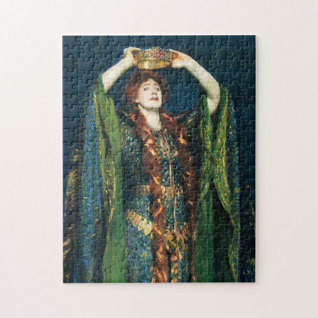 Ellen Terry som Dam Macbeth av John Singer Sargent Pussel (Vertikal)
