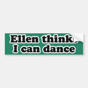 ELLEN TYCKER JAG KAN DANSa Bildekal