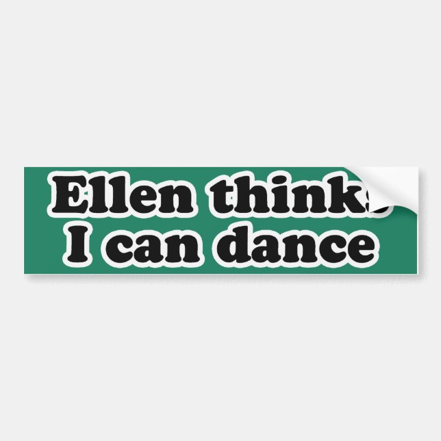 ELLEN TYCKER JAG KAN DANSa Bildekal (Framsidan)