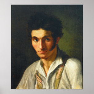 Ellenrieder - Porträtt of a Young Man Poster