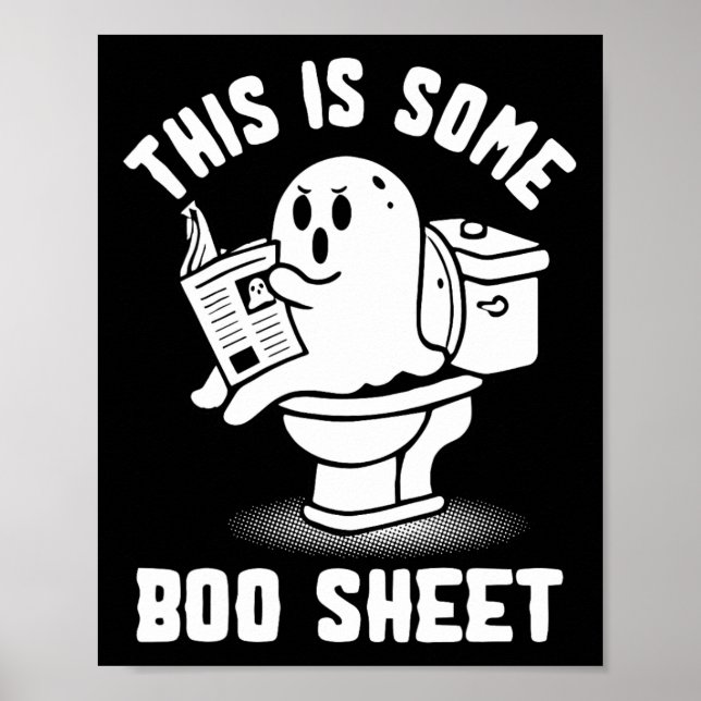 Eller behandla Spooky Ghost det här är lite Boo La Poster (Framsidan)