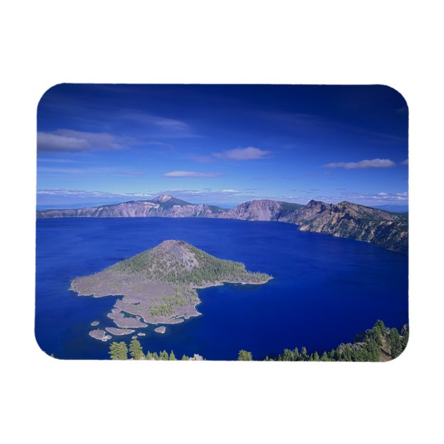 ELLER, Crater Sjö NP, Wizard Island och Crater Magnet (Horisontell)