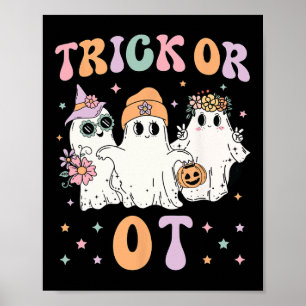 eller operationsbehandlare Halloween Gho Poster
