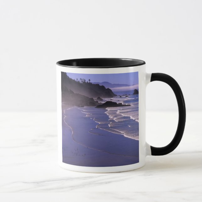 ELLER, Oregon-kusten, Ecola SP, Indian Beach med Mugg (Höger)