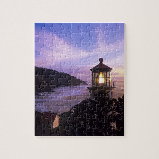 ELLER, Oregon-kusten, Heceta Head fyr, på Pussel (Vertikal)