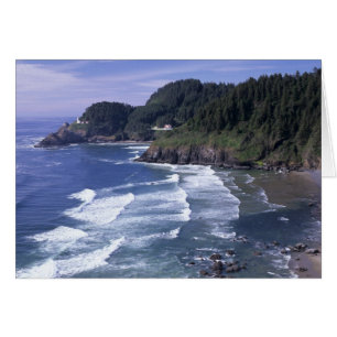 ELLER, Oregon-kusten, Heceta Head Lighthouse, på Hälsningskort