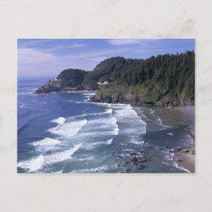ELLER, Oregon-kusten, Heceta Head Lighthouse, på Vykort