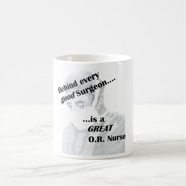 ELLER sjuksköterska Kaffemugg (Center)