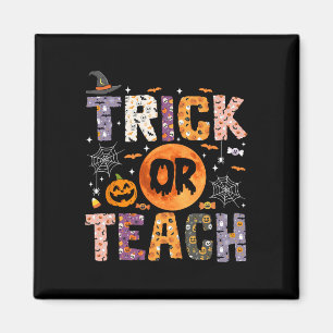Eller Teach Funny Teacher Halloween Ghost Magnet