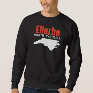 Ellerbe North Carolina Usa State America Travel Lång Ärmad Tröja