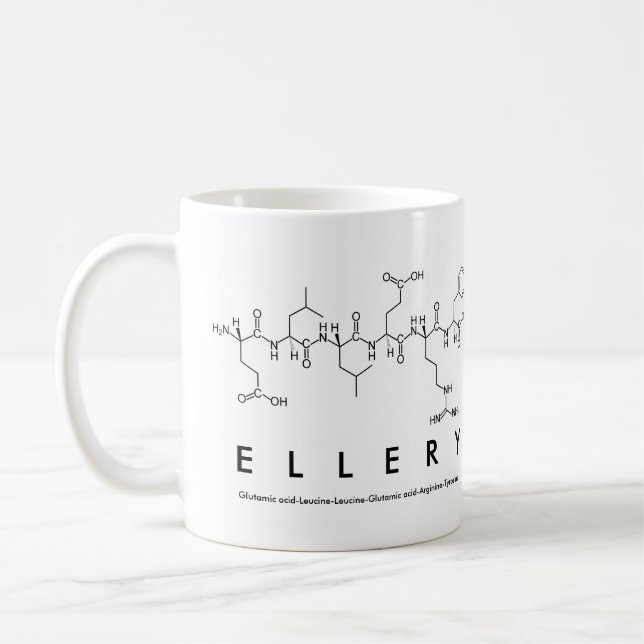 Ellery peptide namn mugg (Vänster)