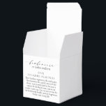 Ellesmere An Italiana Tradition 5 Sugared Almonds Presentaskar<br><div class="desc">Den här sövda reklamboxen för mandlar har en minimalistisk design och kalligrafi. Anpassa märkrna med namn. Skriptrubriken kan inte redigeras. Om du vill göra en mer avancerad anpassning av den här designen väljer du bara knappen "Anpassa den" ovan.</div>