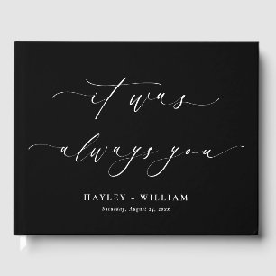 Ellesmere Black, det var alltid du Bröllop Gästböcker