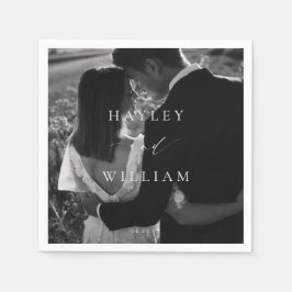 Ellesmere Bröllop Photo Pappersservett