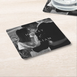 Ellesmere Bröllop Photo Underlägg Papper Kvadrat