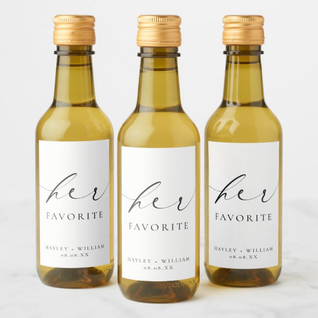 Ellesmere Hennes Favoritpresent Vinetikett (Flaskor)