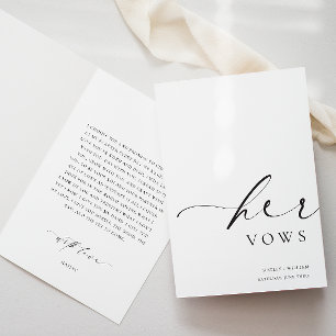 Ellesmere Hennes Vows Bröllop Card Kort