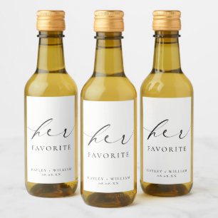 Ellesmere Her Favorite Favor Vinetikett