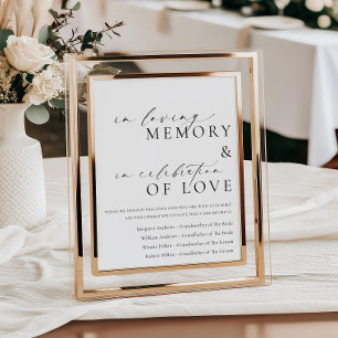 Ellesmere in Loving Memory Bröllop Poster
