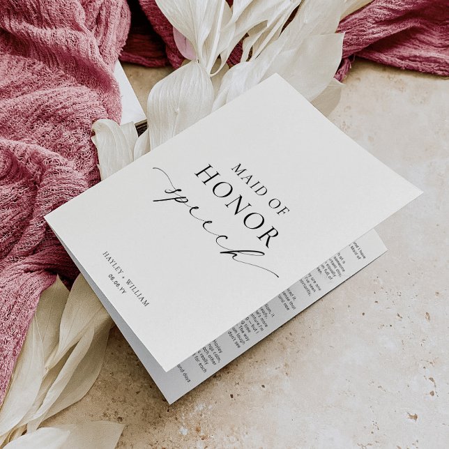Ellesmere Maid of honor Bröllop Tal Kort (Skapare uppladdad)