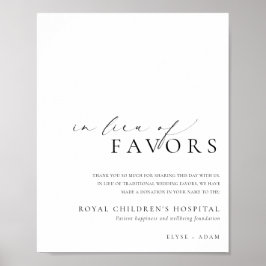 Ellesmere Minimalist i stället för favoritsignatur Poster