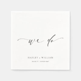 Ellesmere Minimalistisk Bröllop Vi Gör Pappersservett