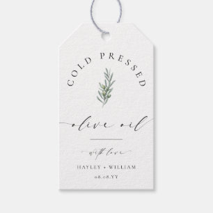 Ellesmere Olive Oil Favor Presentetikett