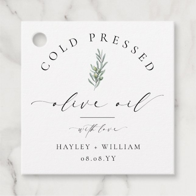 Ellesmere Olive Oil Gåvor Etiketter (Framsida)