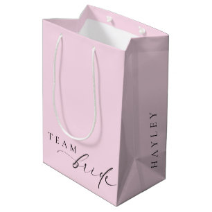 Ellesmere Rosa Minimalistisk Bröllopsteam Brud Med