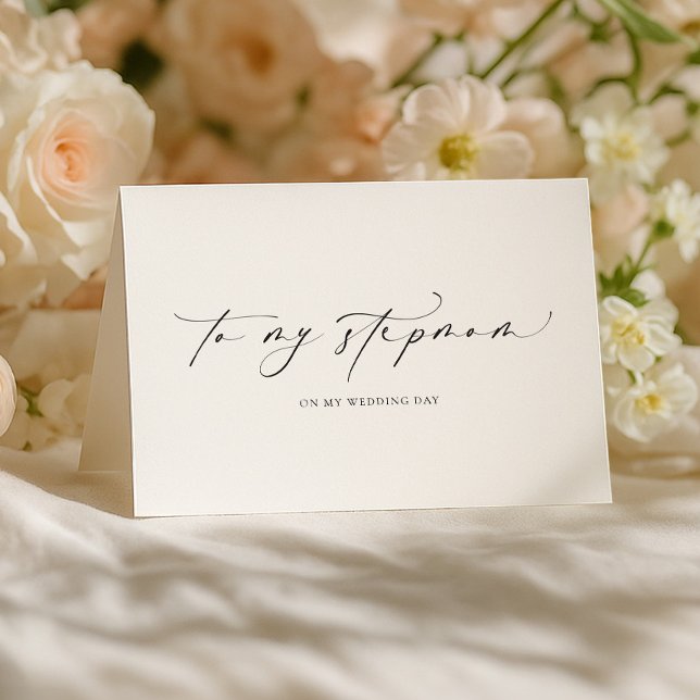 Ellesmere till Bröllopsdagen Stepmamma Kort (Skapare uppladdad)