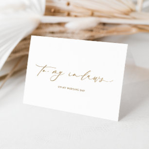 Ellesmere till min Bröllopsdag i lagstiftningen Folierat Kort