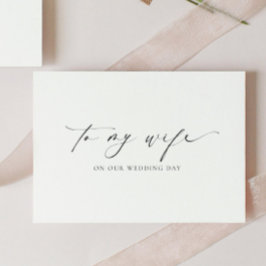 Ellesmere till min Bröllopsdag Kort