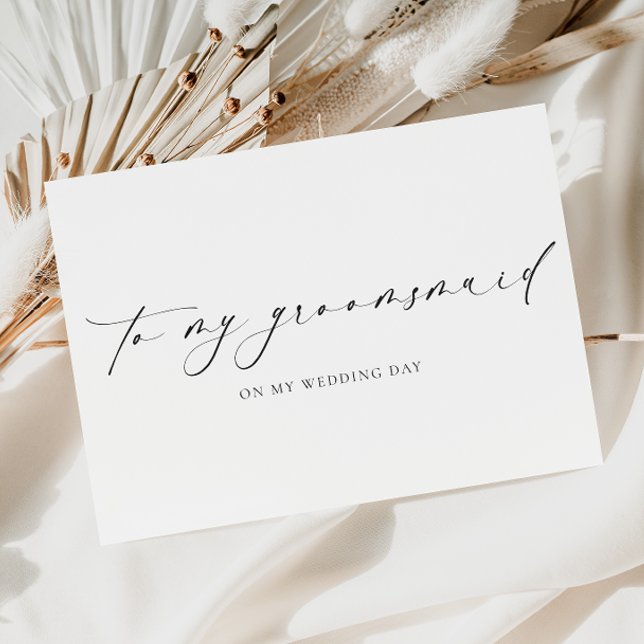 Ellesmere Till Min Brudtärna Bröllopsdag Kort (Skapare uppladdad)