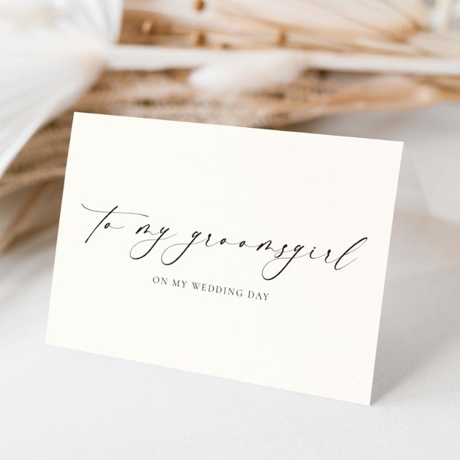 Ellesmere Till Min Brudtjänst Bröllopsdag Kort (Skapare uppladdad)