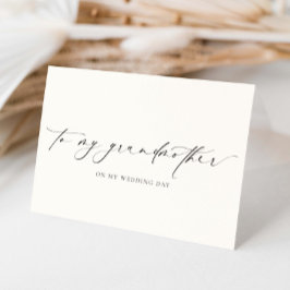 Ellesmere till min farmors Bröllopsdag Kort