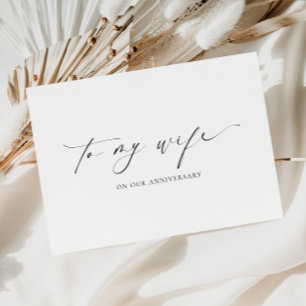 Ellesmere till min fru på årsdagen kort