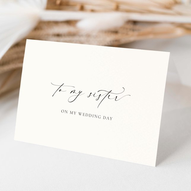Ellesmere Till Min Syster Bröllopsdagen Kort (Skapare uppladdad)