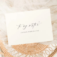 Ellesmere till min syster på din Bröllopsdag