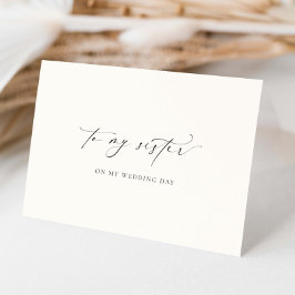 Ellesmere Till Min Systers Bröllopsdag Kort