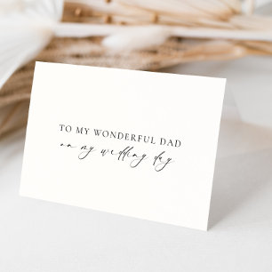 Ellesmere till min underbara Pappa Bröllopsdag Kort